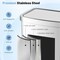 13-Gallon Stainless Steel Motion Sensor Trash Can with Lid – Silver
